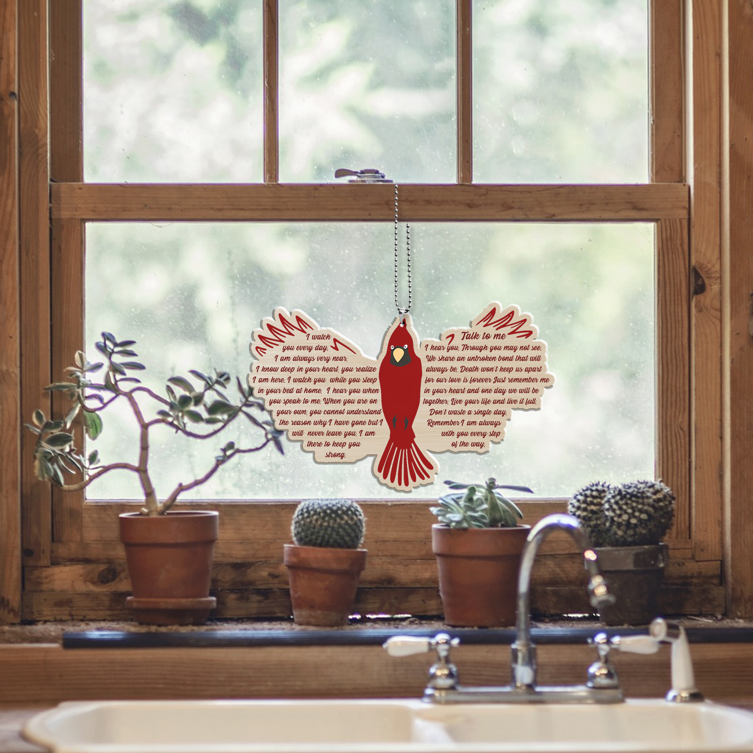Cardinal I Never Left You 2023 Christmas Ornaments