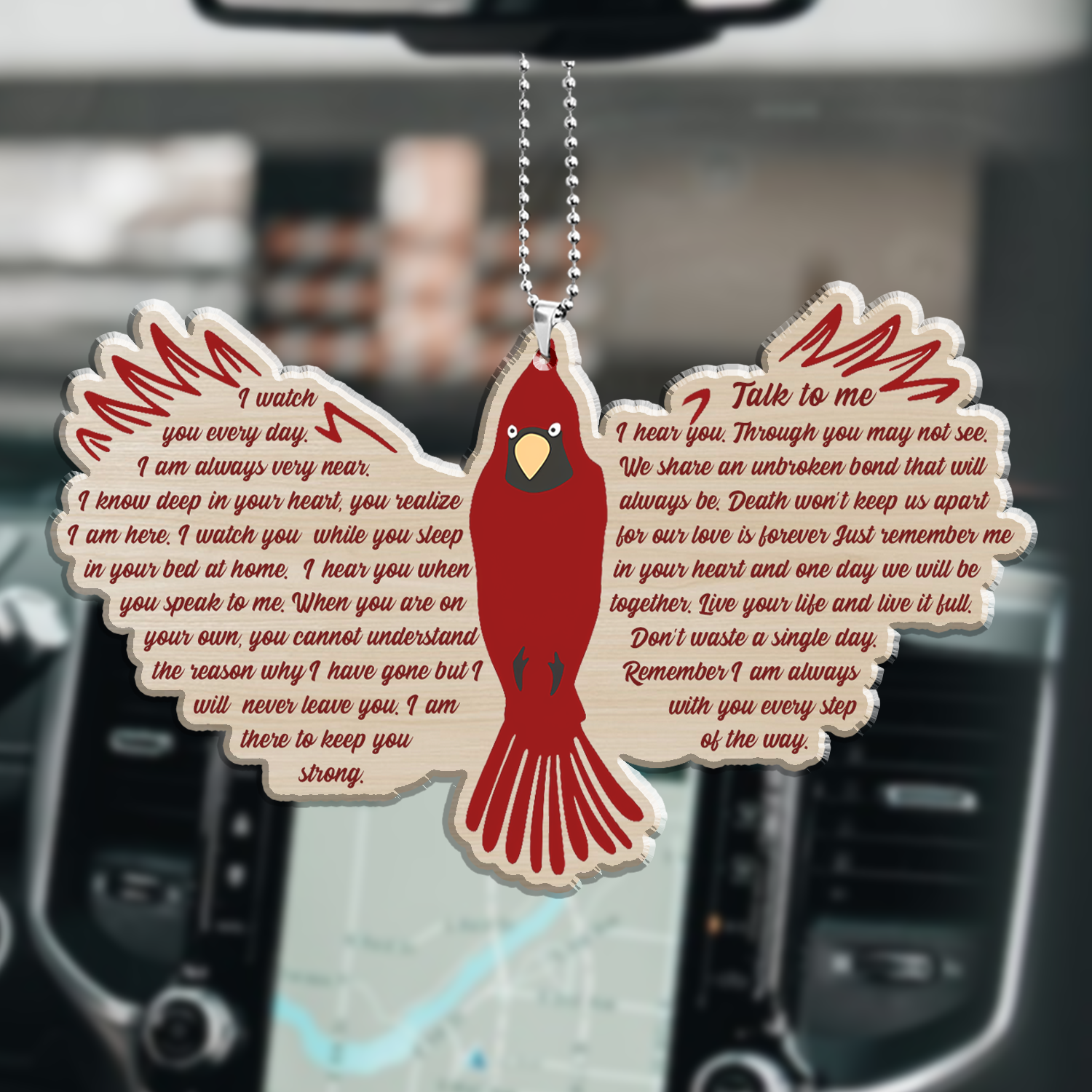 Cardinal I Never Left You 2023 Christmas Ornaments