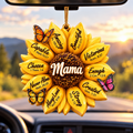 3D Raised Sunflower Bible Verse Ornament - Inspirational Gift for Mom, Grandma, women