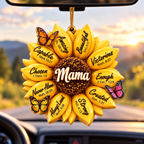 3D Raised Sunflower Bible Verse Ornament - Inspirational Gift for Mom, Grandma, women