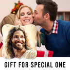 Christ Smiling Portrait Christian Ornament Gift Christmas Ornament Car Hanging