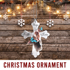 Give Me Your Hand Christian Cross Ornament Gift Christmas Ornament Car Hanging