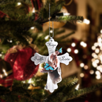 Give Me Your Hand Christian Cross Ornament Gift Christmas Ornament Car Hanging