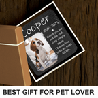 Custom Pet Photo Goodbyes Are Not The End Custom Dog Memorial Stone, Pet Memorial Gifts - Personalized Custom Memorial Tombstone