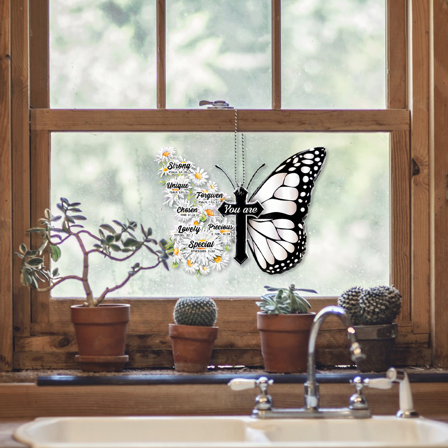 Daisy Butterfly You Are 2023 Christmas Ornaments