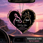 Personalized Deer Heart Doe Buck In Case You Need A Little Reminder Ornament, Custom for Gift For Couples, Husband, Wife, Anniversary Gifts