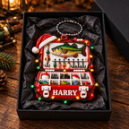 3D Raised Personalized Fishing Tackle Box Xmas Ornament - Gift for Fishing Lovers