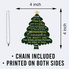 Christmas Pine For Unto Us Christian Ornament Gift Christmas Ornament Car Hanging