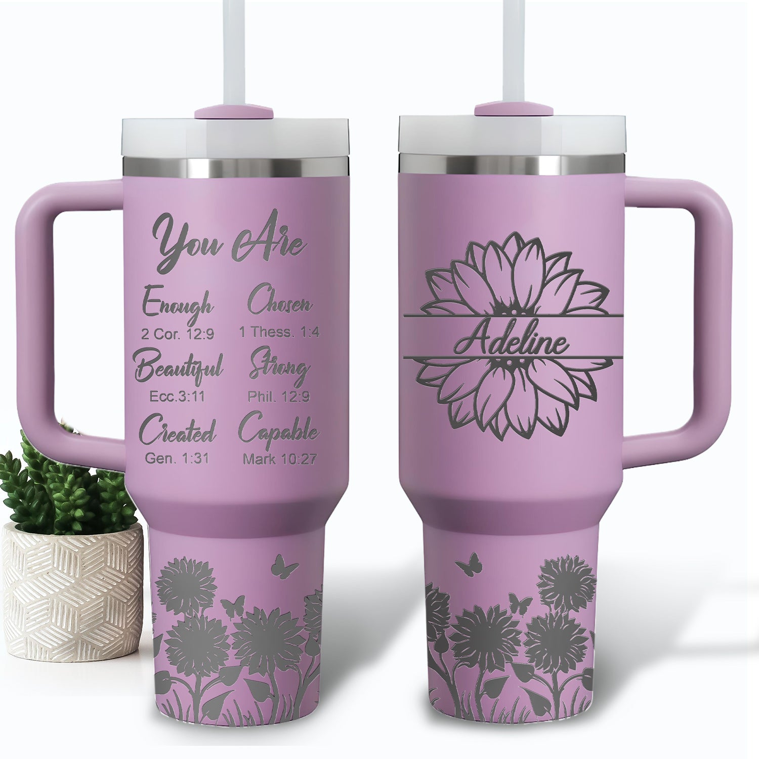 Custom You Are 40oz Personalized Tumbler Travel Cup - Birthday, Christmas Gifts for Women - Inspiration Gifts