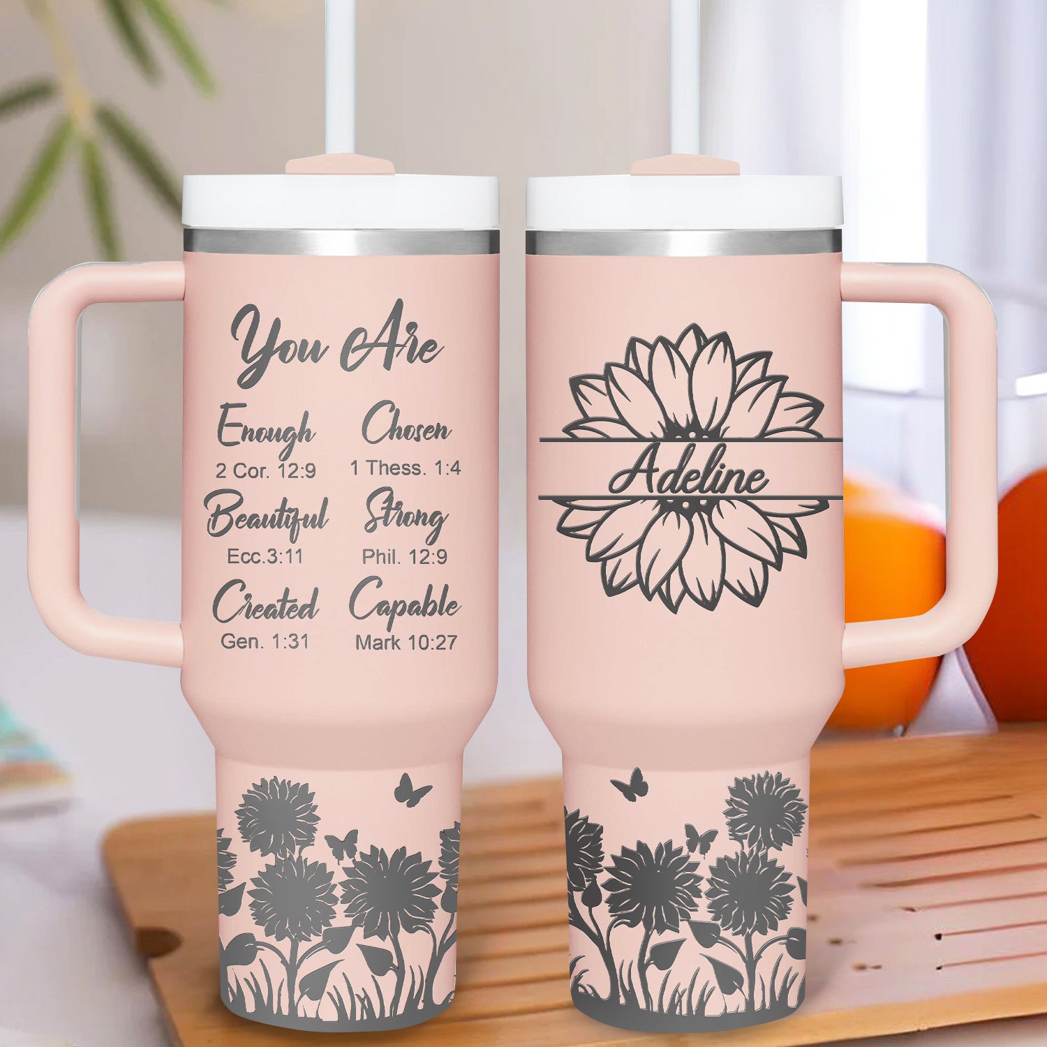 Custom You Are 40oz Personalized Tumbler Travel Cup - Birthday, Christmas Gifts for Women - Inspiration Gifts
