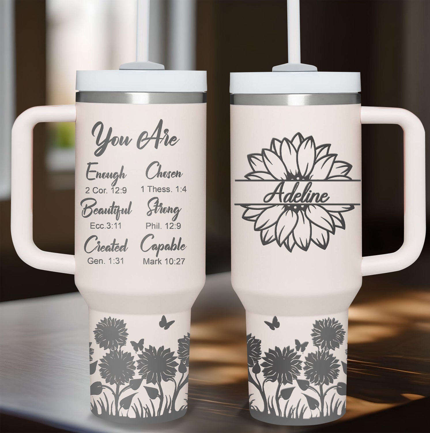 Custom You Are 40oz Personalized Tumbler Travel Cup - Birthday, Christmas Gifts for Women - Inspiration Gifts