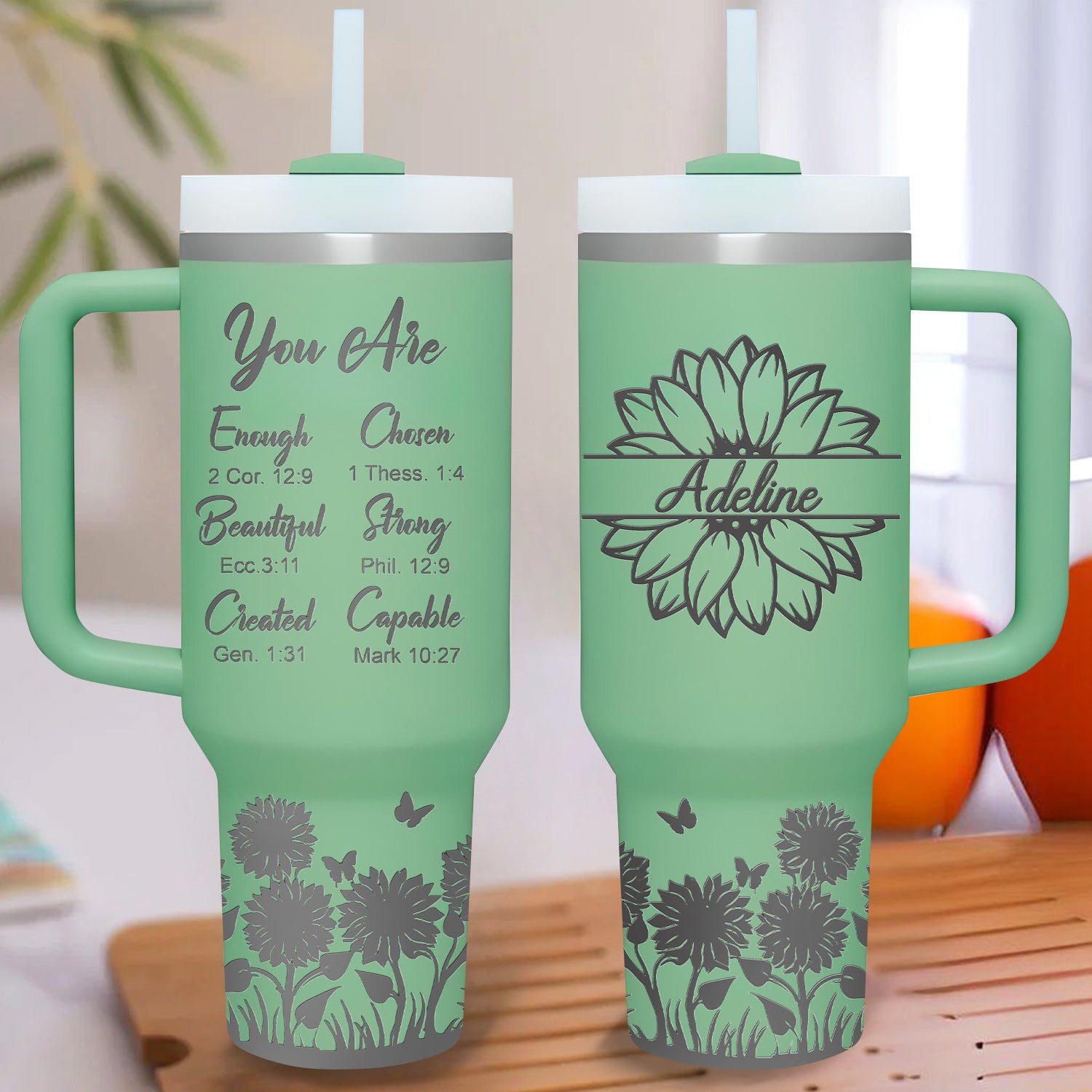 Custom You Are 40oz Personalized Tumbler Travel Cup - Birthday, Christmas Gifts for Women - Inspiration Gifts