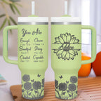 Custom You Are 40oz Personalized Tumbler Travel Cup - Birthday, Christmas Gifts for Women - Inspiration Gifts
