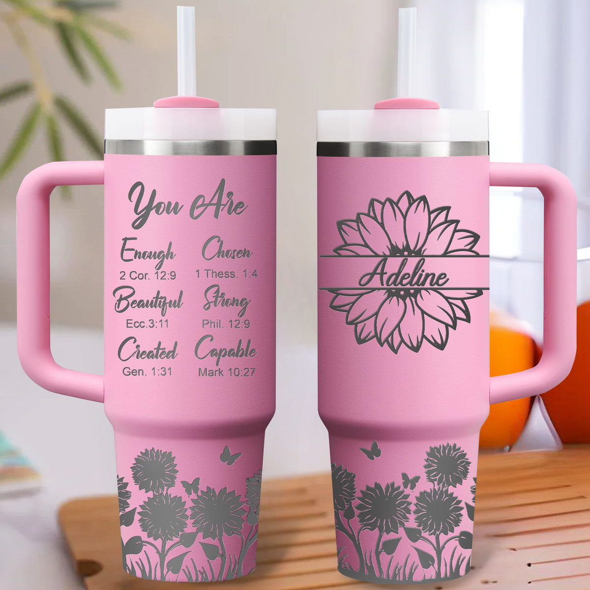 Custom You Are 40oz Personalized Tumbler Travel Cup - Birthday, Christmas Gifts for Women - Inspiration Gifts