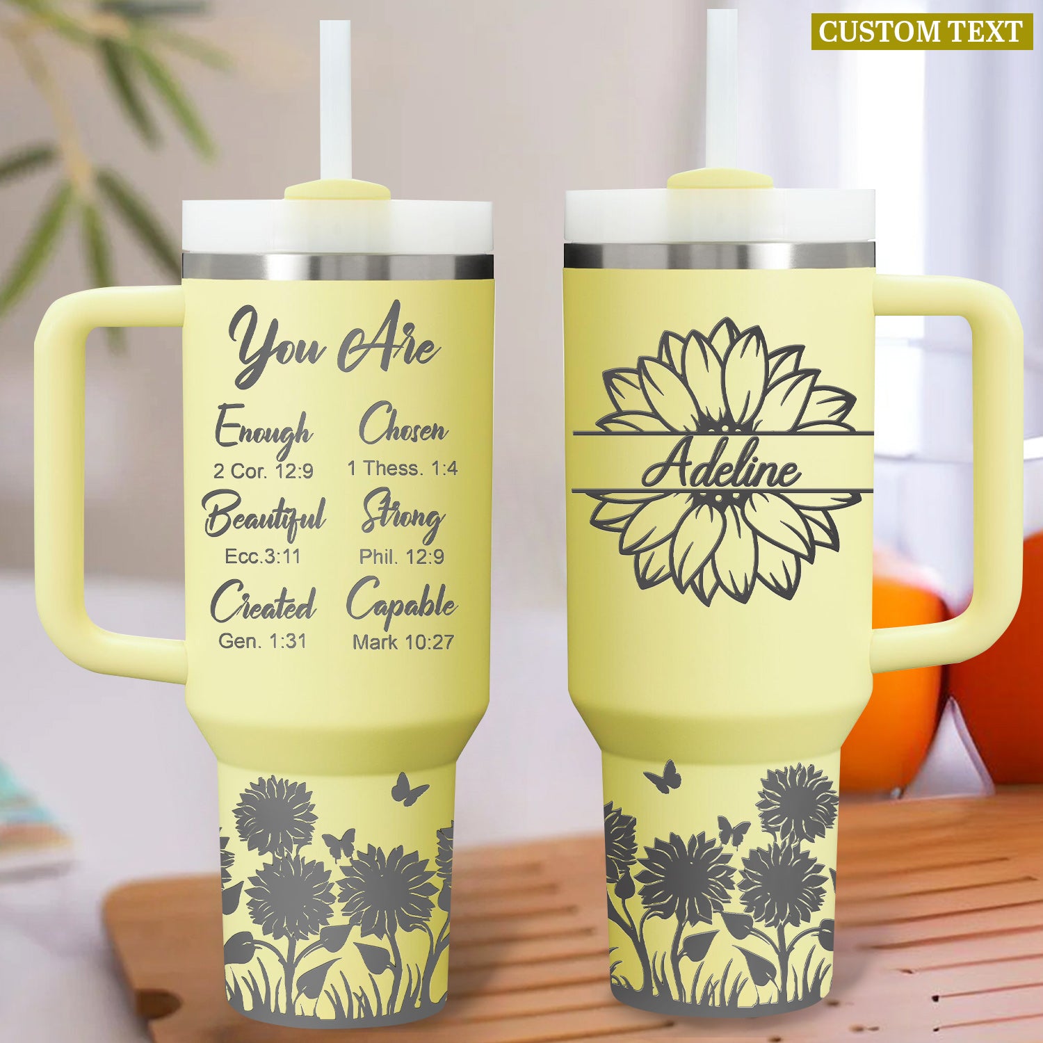 Custom You Are 40oz Personalized Tumbler Travel Cup - Birthday, Christmas Gifts for Women - Inspiration Gifts
