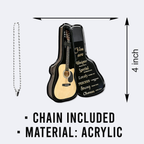 Guitar Bag God Says You Are Ornament