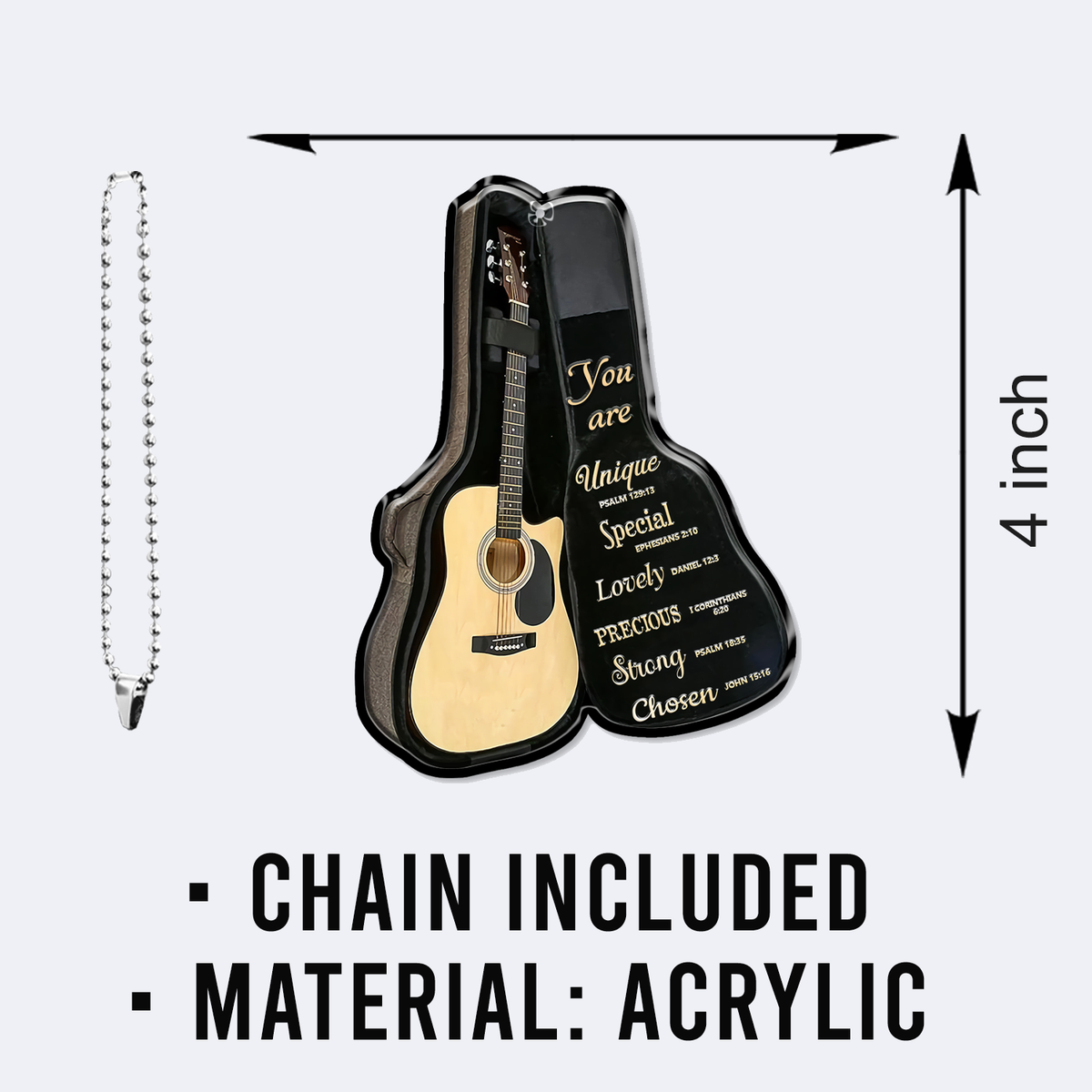 Guitar Bag God Says You Are Ornament