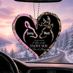 Personalized Deer Heart Doe Buck In Case You Need A Little Reminder Ornament, Custom for Gift For Couples, Husband, Wife, Anniversary Gifts