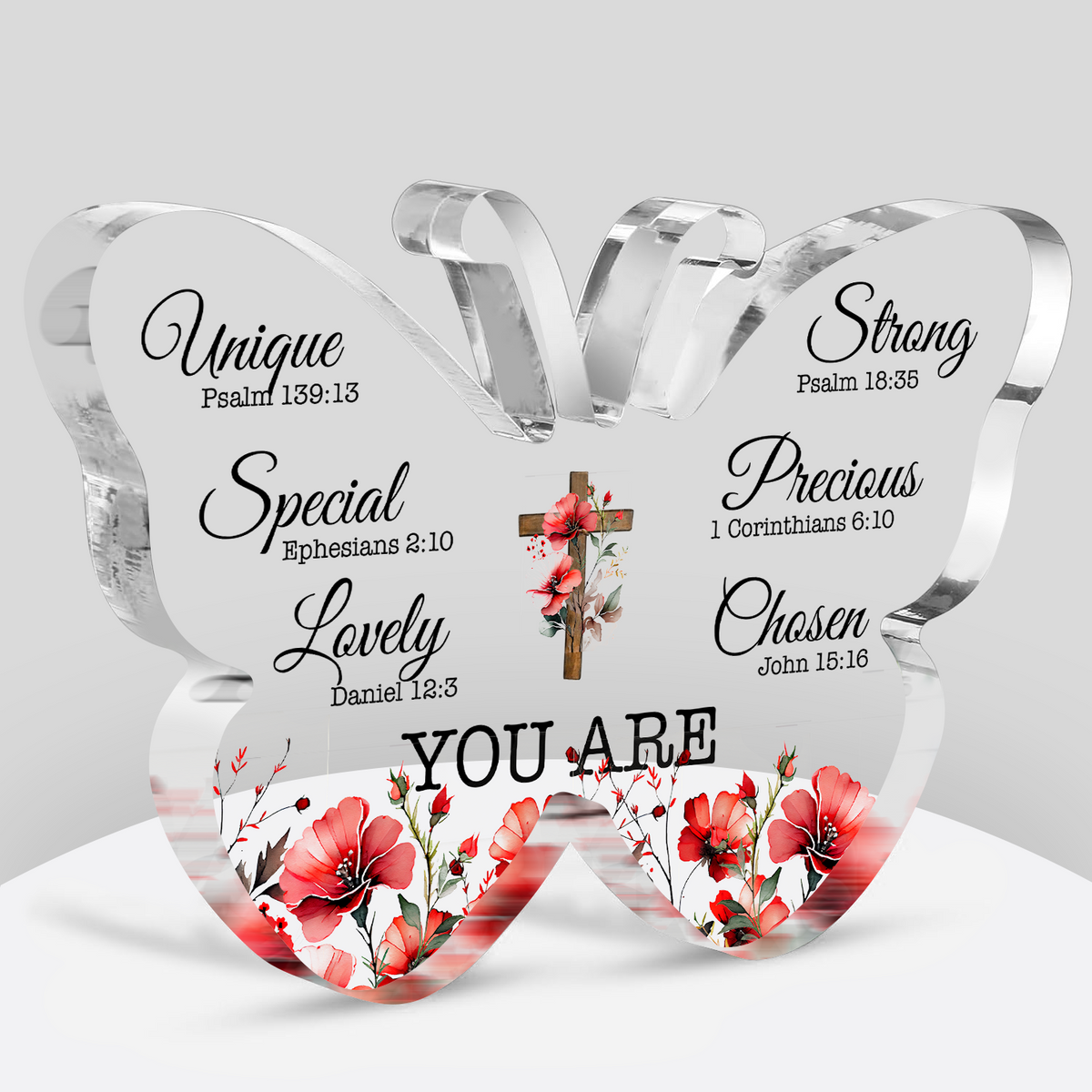 You Are Butterfly Acrylic Plaque Christian Gifts