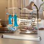 Surrounded By Your Glory Book Shaped Acrylic Plaque Christian Gifts Bible Verses Religious Gifts
