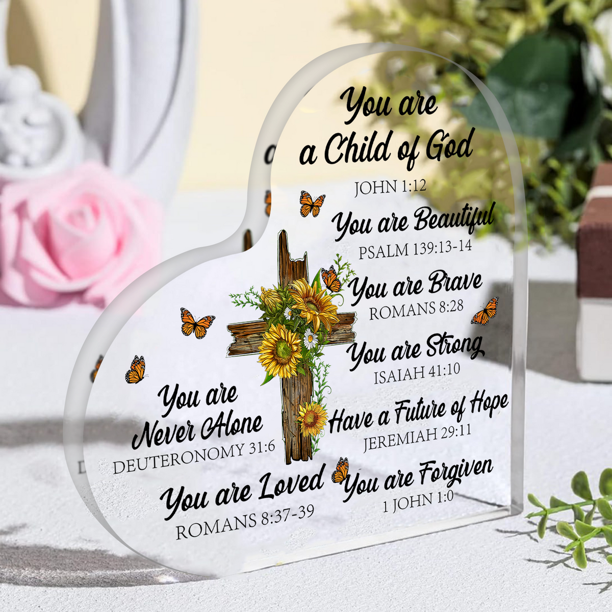 You Are A Child Of God Christian Gifts Religious Gifts Scripture Gifts For Women Inspirational Gifts With Bible Verse Acrylic Plaque