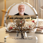Cardinal I'm Always With You Custom Photo Acrylic Plaque Christian Gifts