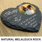Holding Hand Dog Photo You Left Paw Prints On My Heart Custom Dog Memorial Stone, Pet Memorial Gifts - Personalized Custom Memorial Tombstone