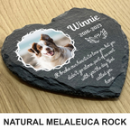 Crown Of Thorns It Broke Our Heart To Lose You Custom Dog Memorial Stone, Pet Memorial Gifts - Personalized Custom Memorial Tombstone