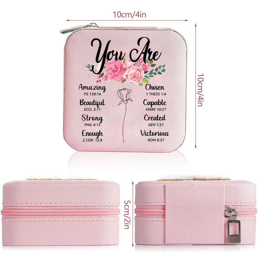 You Are Jewelry Box Organizer Initial Small Jewelry Box Custom Personalized Birthday Gift Women Her, Travel Essentials, Mothers Day Gift, Graduation Gift