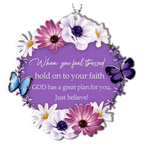 Daisy Floral Hold On Your Faith Christian Gifts For Women, Birthday Gifts For Women, Ornament Gift Bible Verse Christmas Ornament Car Hanging
