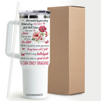 Floral Hibiscus Surrounded By Your Glory Inspirational Gifts for Women Friends 40Oz Tumbler
