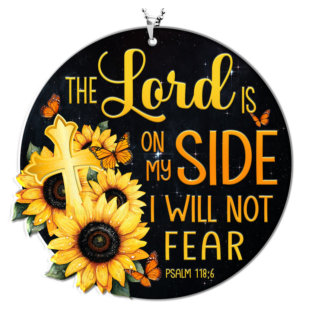 Sunflower The Lord Christian Gifts For Women, Birthday Gifts For Women, Ornament Gift, Christmas Ornament Car Hanging