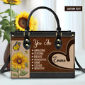 You Are Unique Vintage Style Personalized Leather Handbag