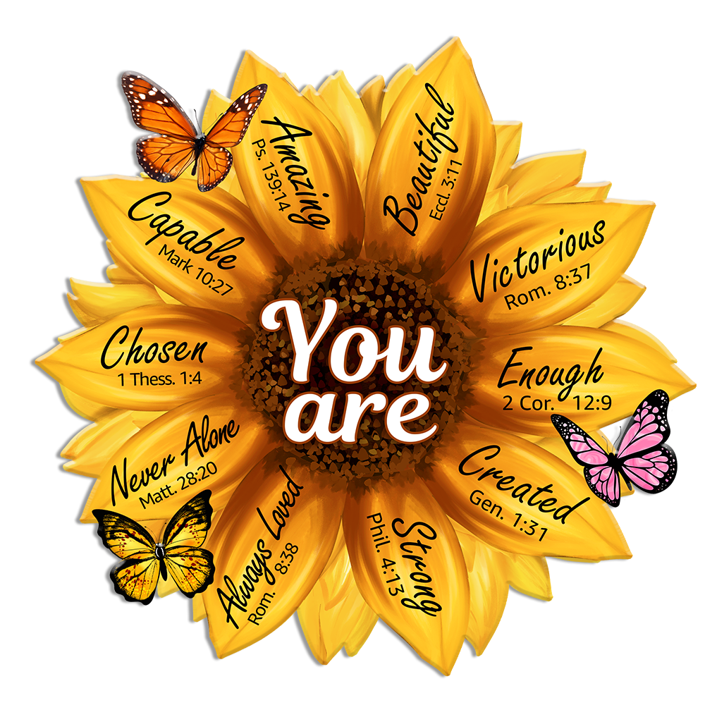 Sunflower You Are Gift Bible Verse Christian Gifts For Women Refrigerator Magnet Home Decor Magnet