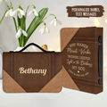 Leather Way Maker Christian Personalized Bible Cover