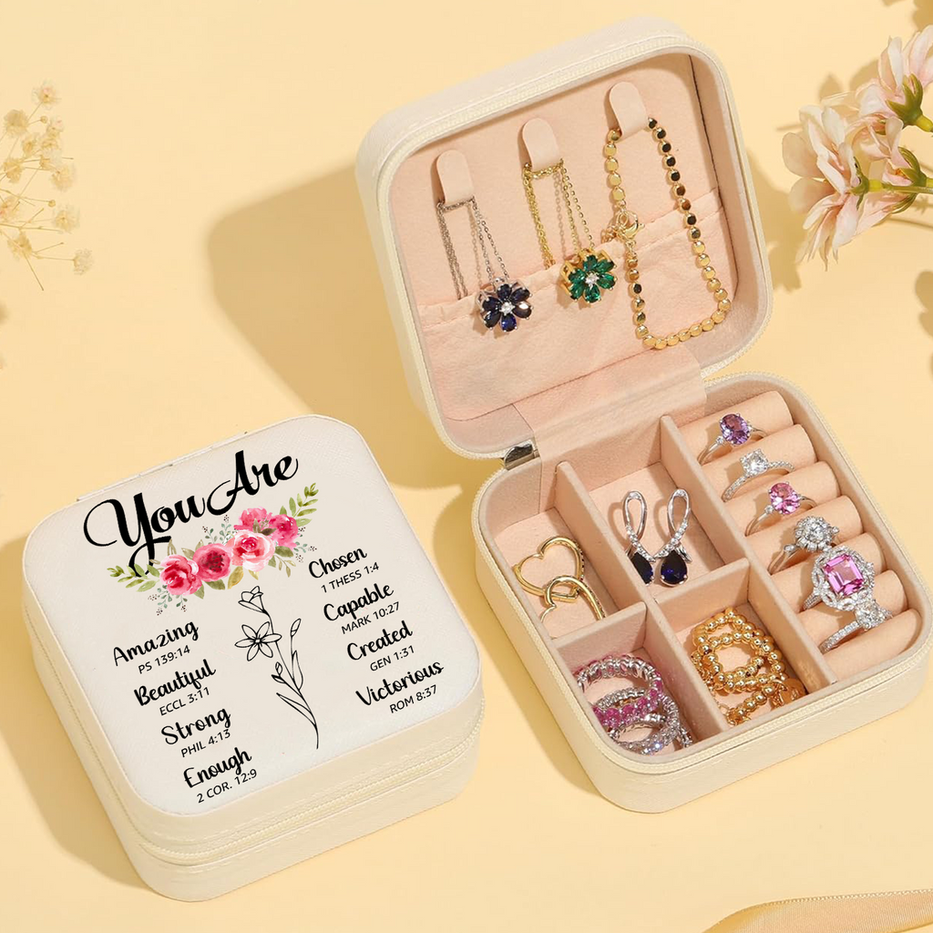 Floral You Are Jewelry Case for Women Gifts