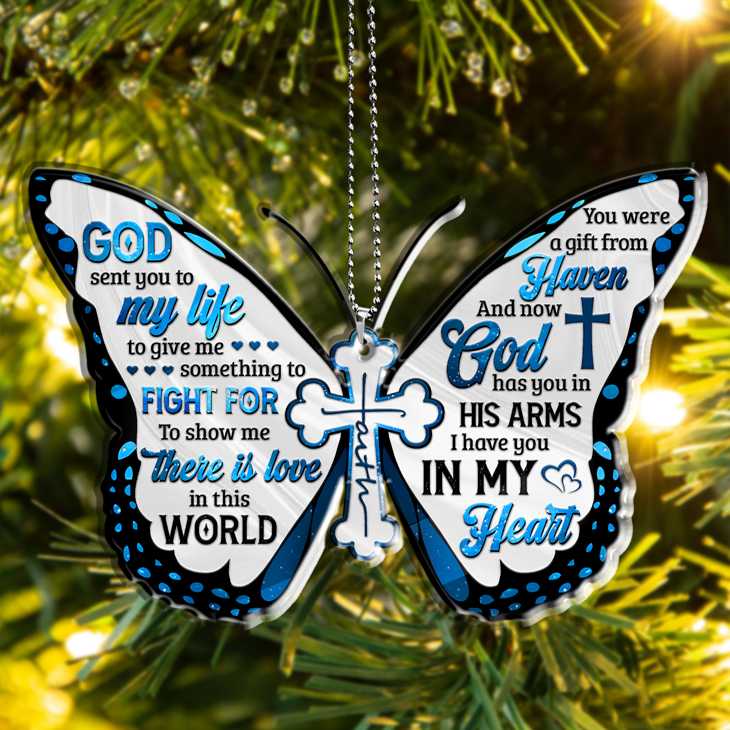 Loving Memory Car Rear View Mirror Accessories, Memorial Car Charm, Memorial Ornament for Loss of Loved One