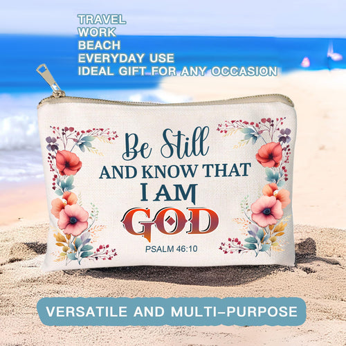 Be Still And Know Cosmetic Bag Christian Gifts Religious Gifts Inspirational Gifts Gifts For Women