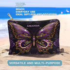 I Am Strong Personalized Cosmetic Bag Inspirational Gifts Christian Gift
