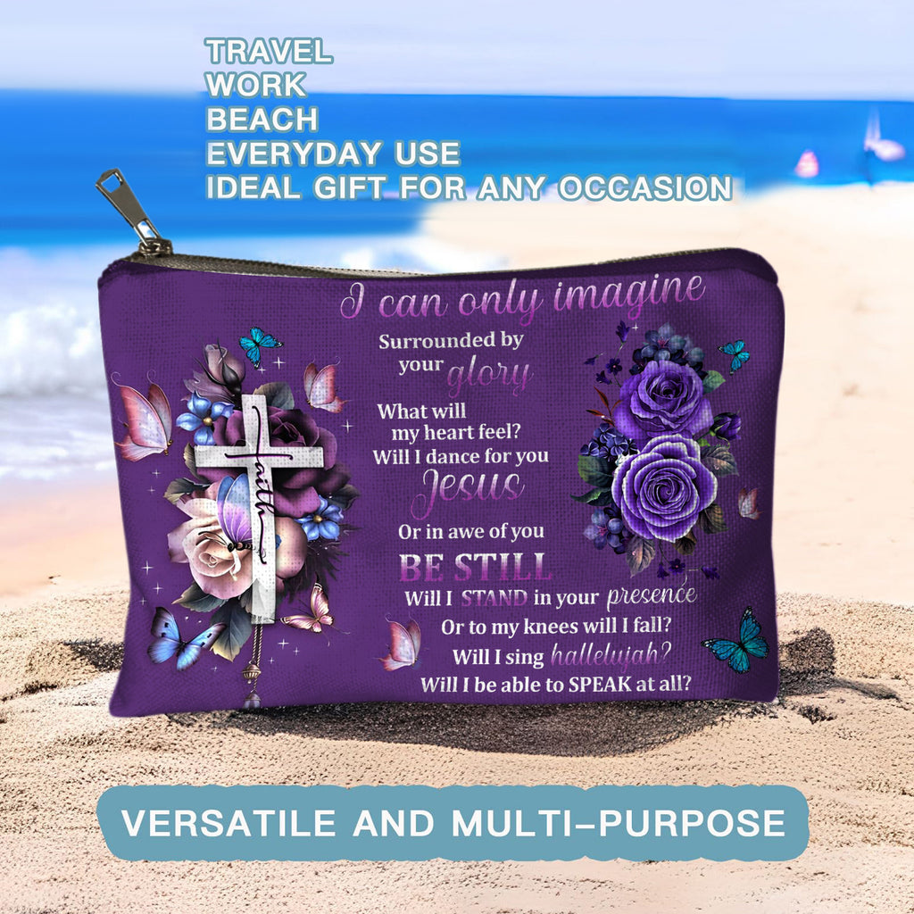Surrounded By Your Glory Cosmetic Bag Gifts For Women Christian Gift