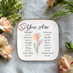 You Are Inspirational Quotes Christian Gift Religious Gift Ceramic Ring Dish