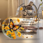 Appreciation Gifts for Women, Thank You Gifts for Women Grateful Gifts Acrylic Heart