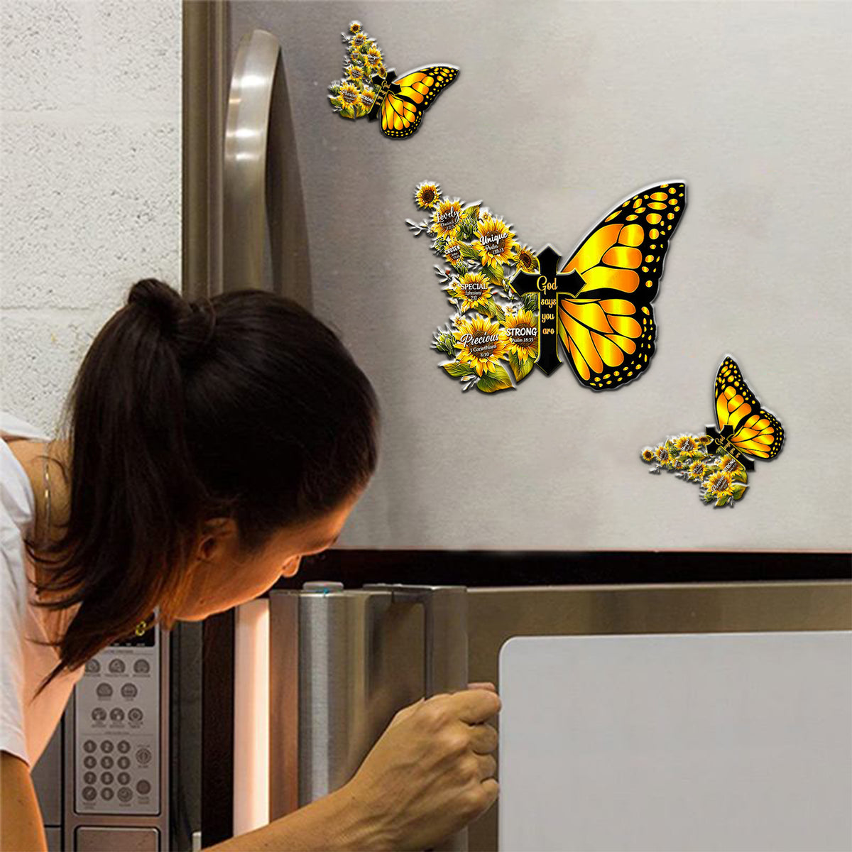 Butterfly You Are Inspirational Gifts Christian Gifts For Women Refrigerator Magnet Home Decor Magnet