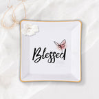 God Blessed Christian Gift Inspirational Religious Gift Ceramic Ring Dish