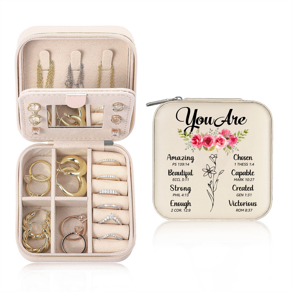 Floral You Are Jewelry Case for Women Gifts