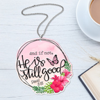 Hibiscus Flower He Is Good Christian Gifts For Women, Birthday Gifts For Women, Ornament Gift