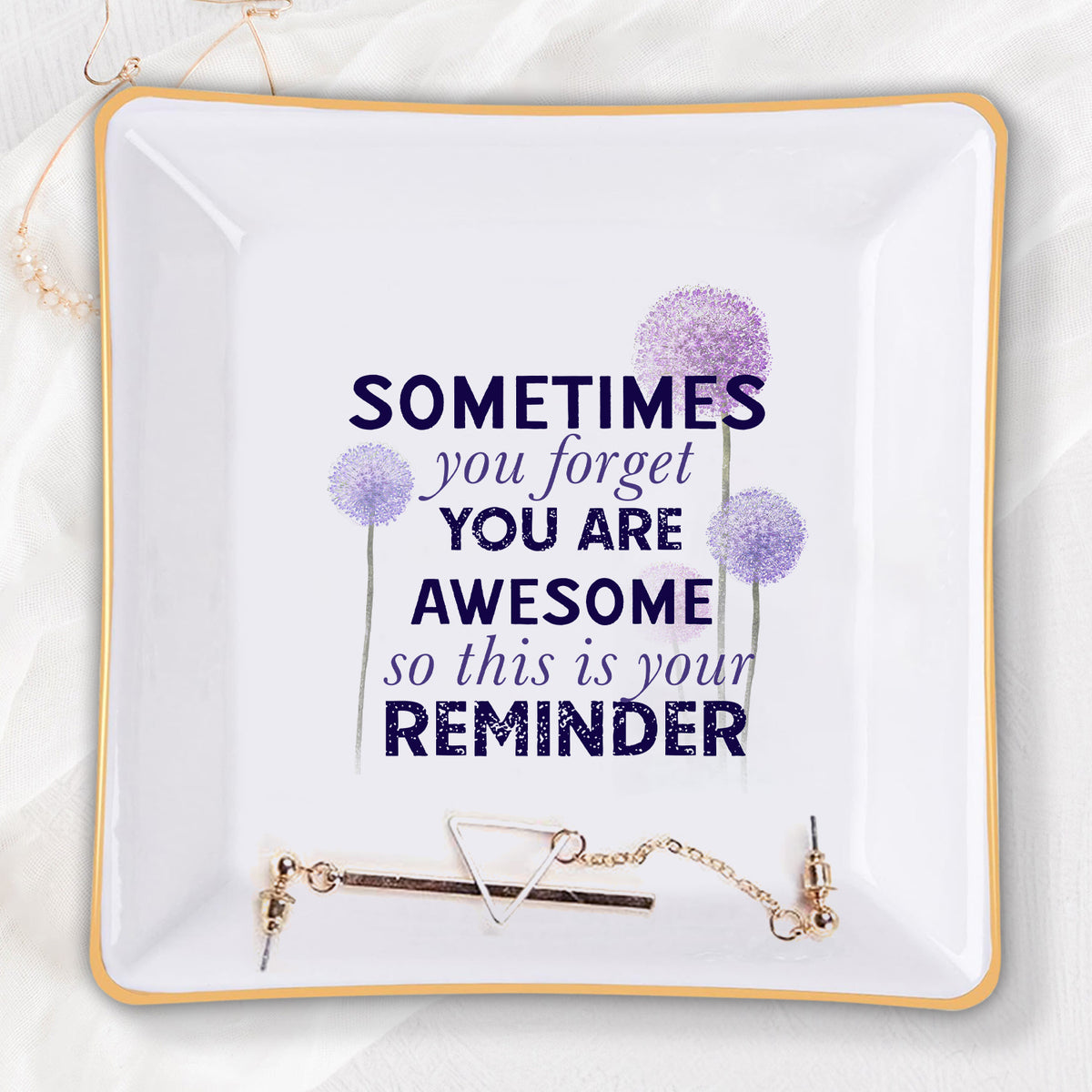 Sometimes You Forget You Are Awesome Verse Christian Gifts Inspirational Religious Gifts Ceramic Ring Dish