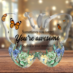 Succulents You're Awesome Butterfly Acrylic Plaque Christian Gifts Birthday Gifts For Women