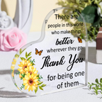 Sunflower Thank You Acrylic Plaque Christian Gifts