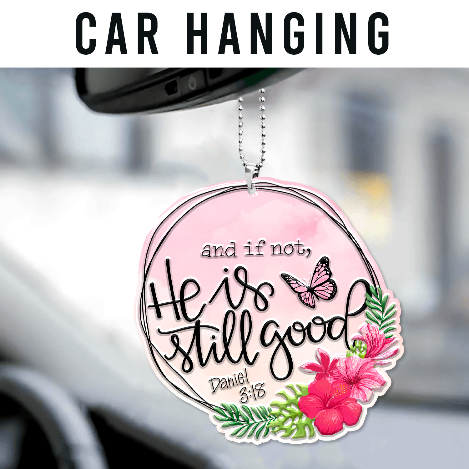 Hibiscus Flower He Is Good Christian Gifts For Women, Birthday Gifts For Women, Ornament Gift